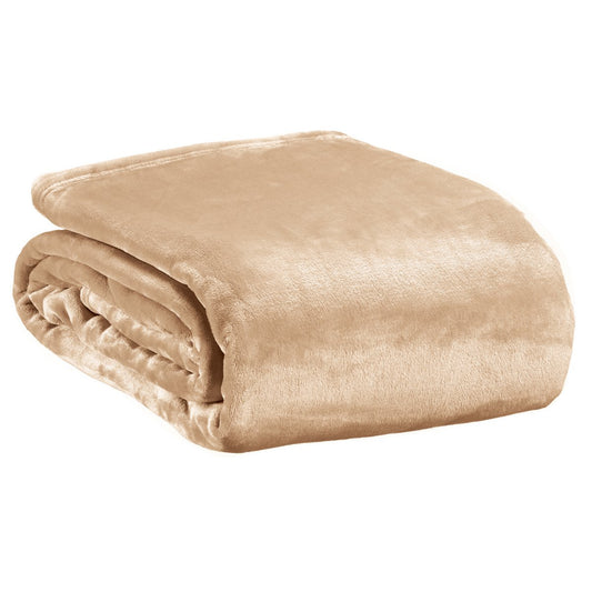 Théo Naturel recycled bed throw 230 x 250