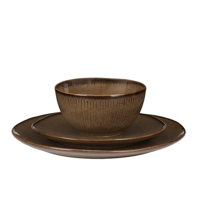 Crockery set Nusa Brown