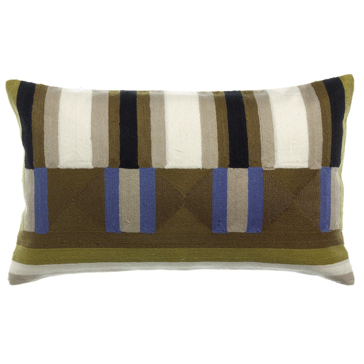 Jason Cèdre embroidered cushion 30 x 50