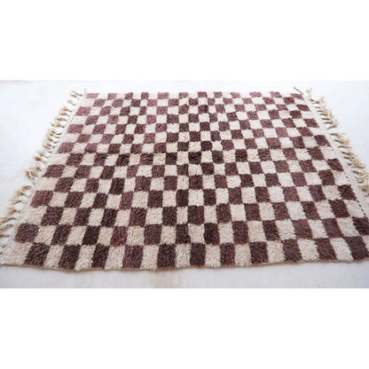 Pure wool Moroccan Berber rug 169 x 251 cm