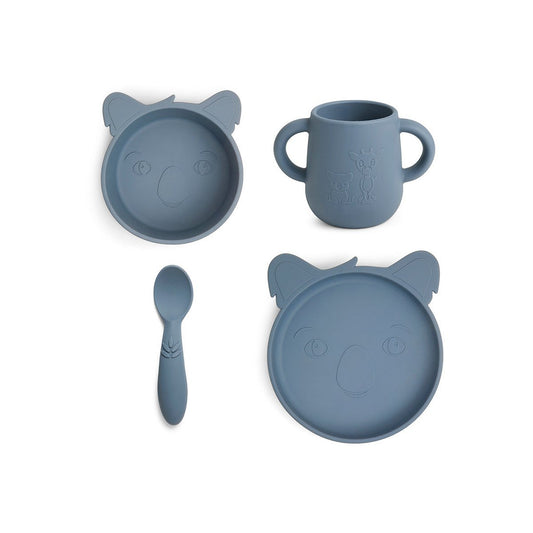 Lykke silicone dinner set 4-pack Koala-bering-Sea