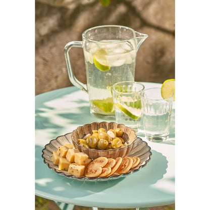 Breakfast plate Corfu Gray