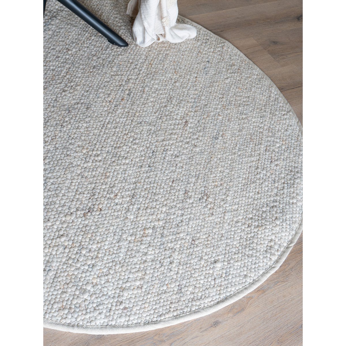 Rug Stone Beige 215 – Round ø160 cm