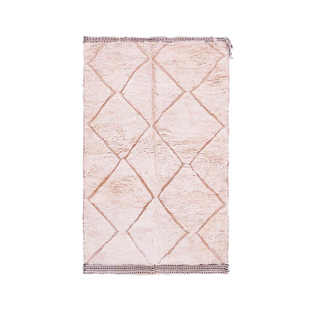 Pure wool Moroccan Berber rug 148 x 234 cm