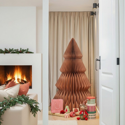 Decorative Christmas tree Brown