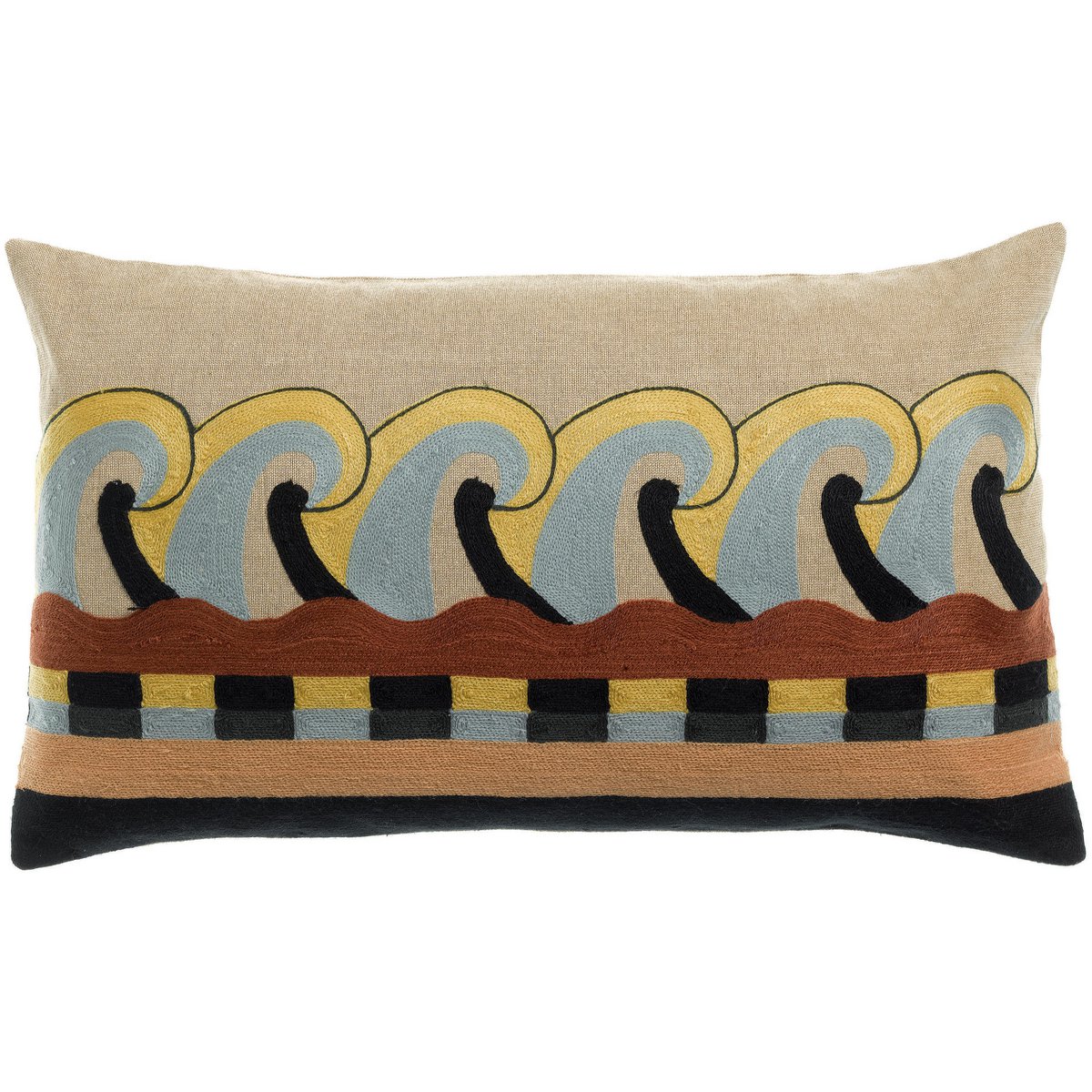 Adria Multico embroidered cushion 30 x 50