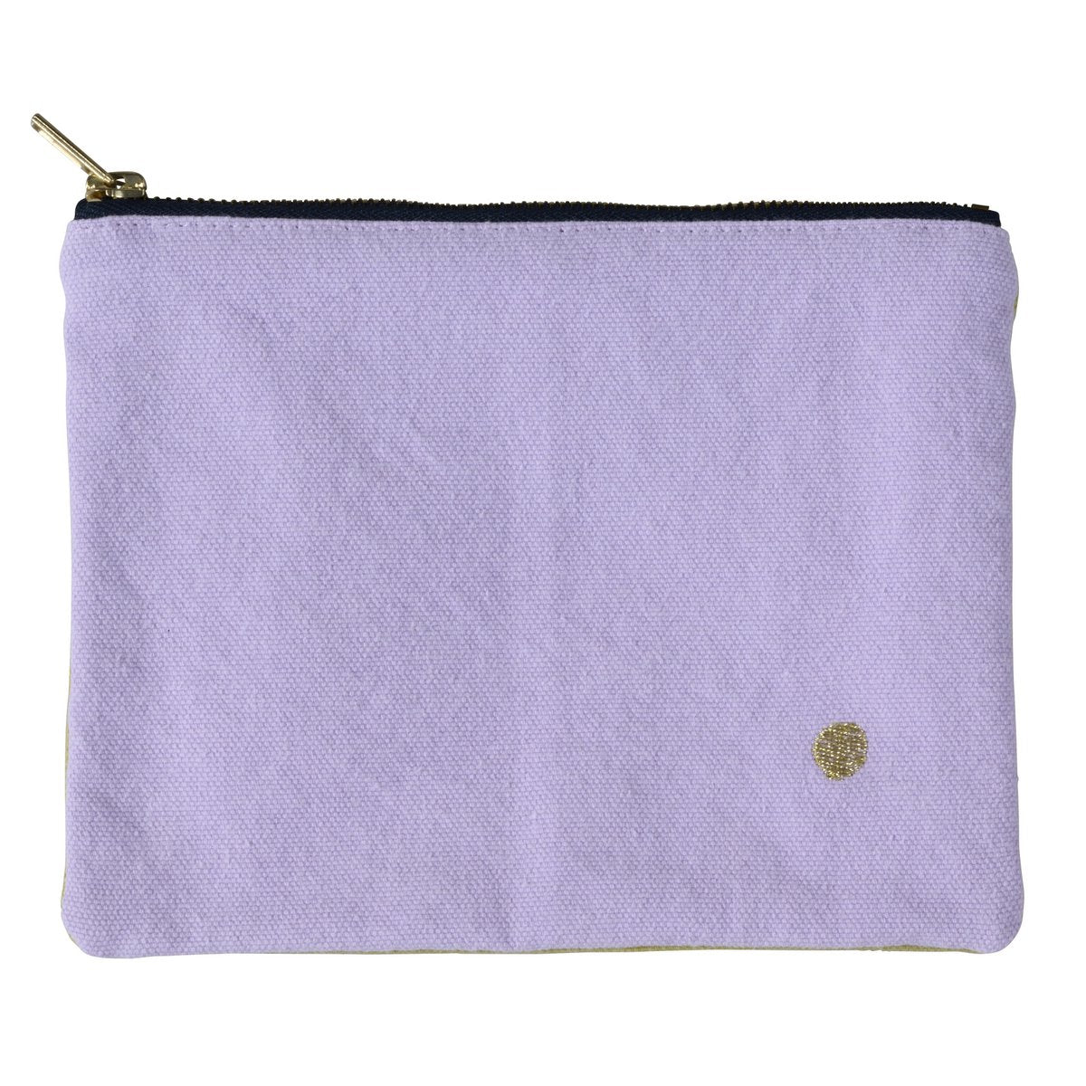 Tricolo pouch Lilac pineapple M 14 x 19 x 1