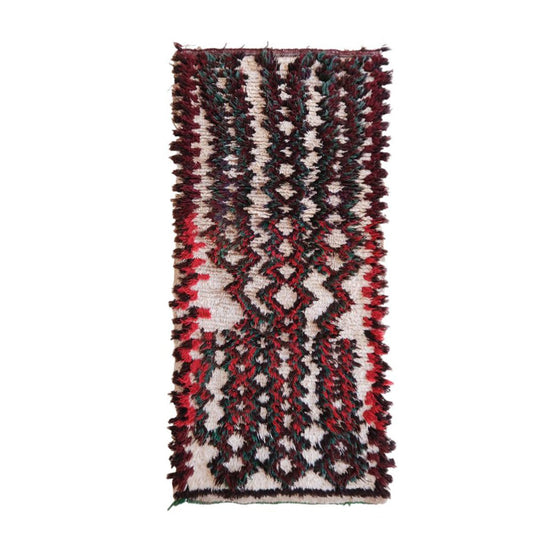 Pure wool Moroccan Berber rug 74 x 164 cm