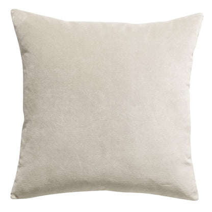 Plain cushion Elise Grège 45 x 45