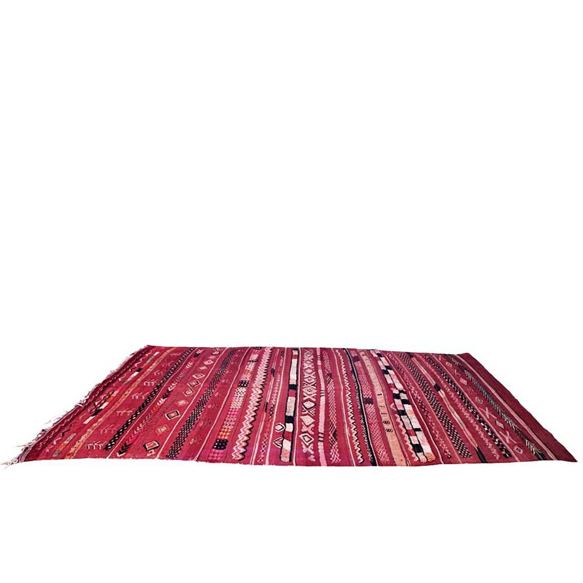 Pure wool Moroccan Kilim Berber rug 169 x 364 cm