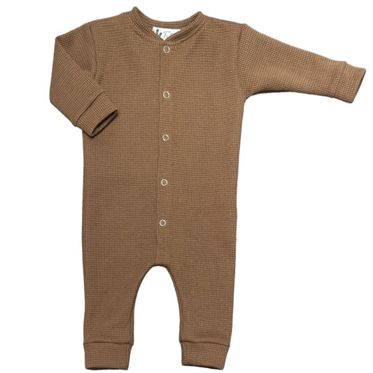 Playsuit waffle brown