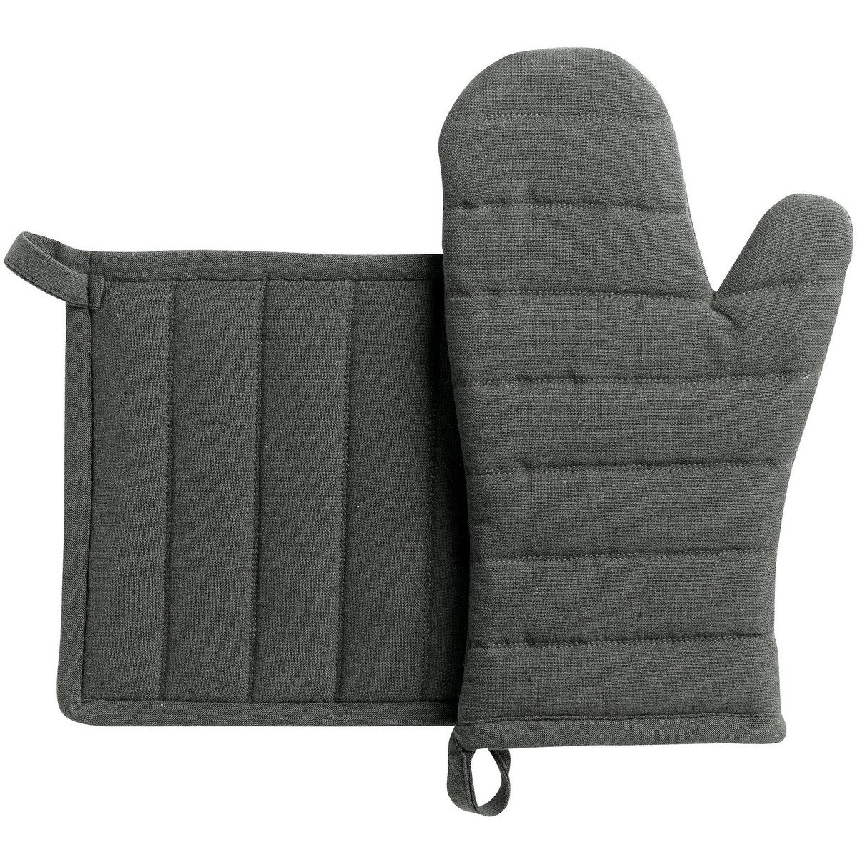 Jona Ombre recycled glove/potholder set 15 x 30