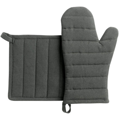Jona Ombre recycled glove/potholder set 15 x 30
