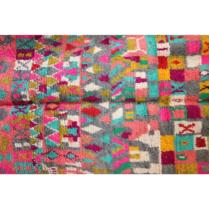 Pure wool Moroccan Berber rug 139 x 247 cm