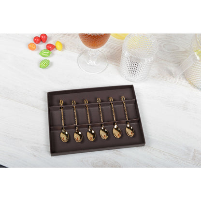 Set 6 tbsp.moka g.de cafe dore box