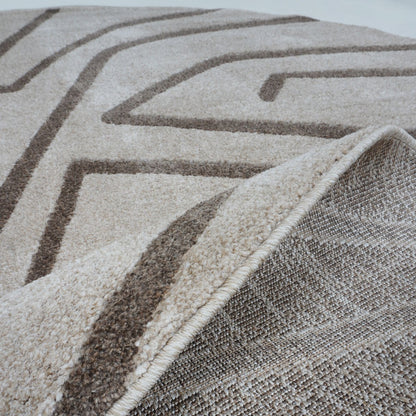 Rug Labyrinth Beige - 240 x 340 cm