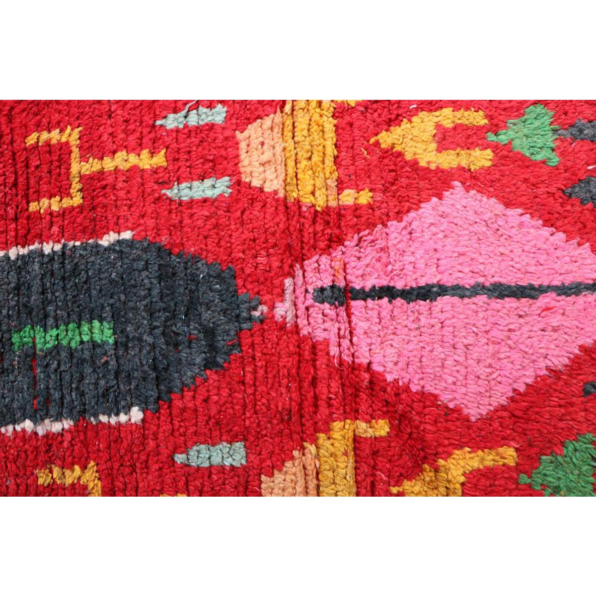 Pure Berber wool hallway rug 71 x 404 cm SOLD