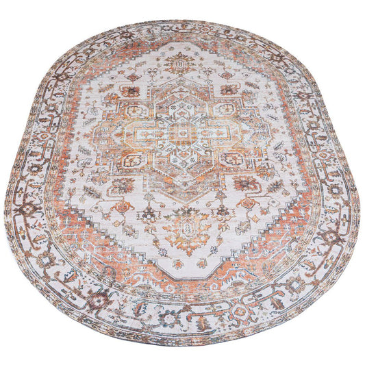 Rug Nora Brown - Oval 200 x 290 cm