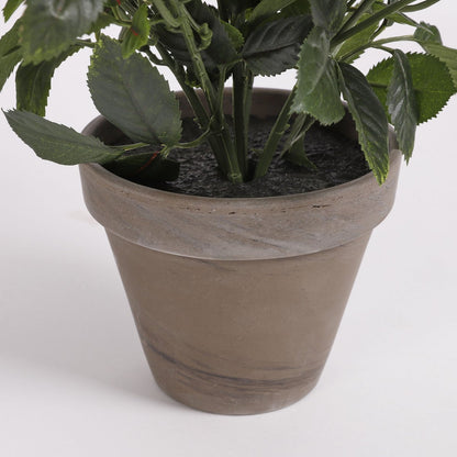 Artificial plant Rosebush White