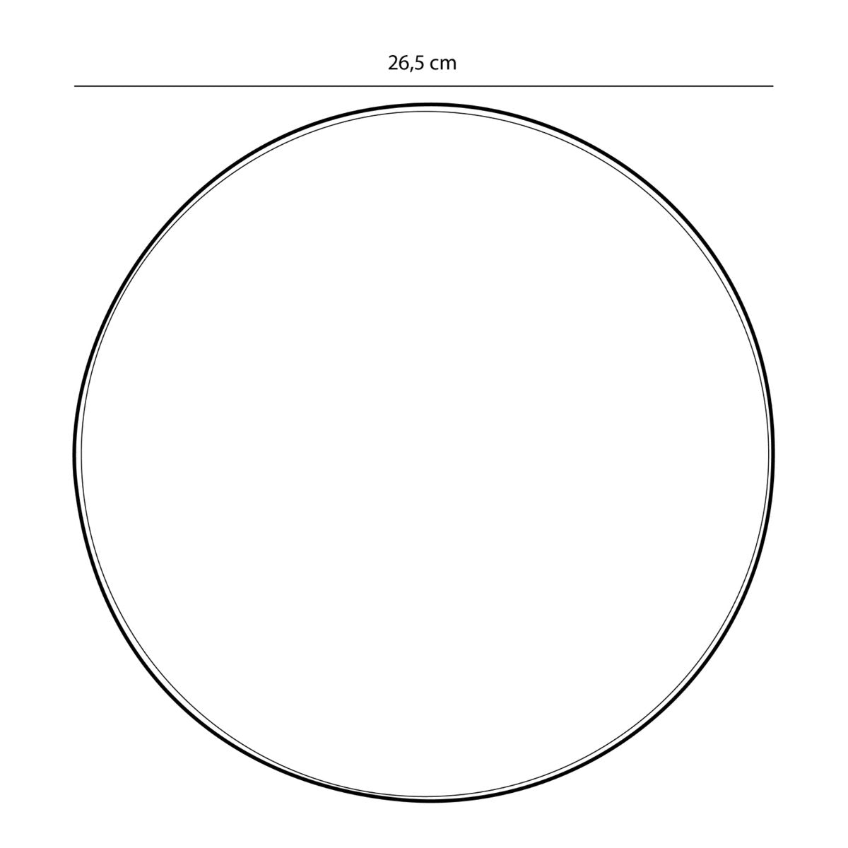 Dinner plate Tabo Black