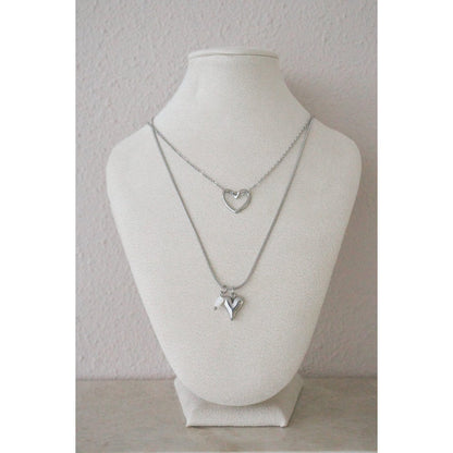 Hearts Collier - Silver