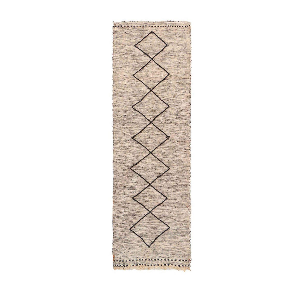 Pure wool Moroccan Kilim Berber rug 85 x 270 cm