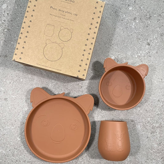 Judi silicone dinner set 3-pack Koala