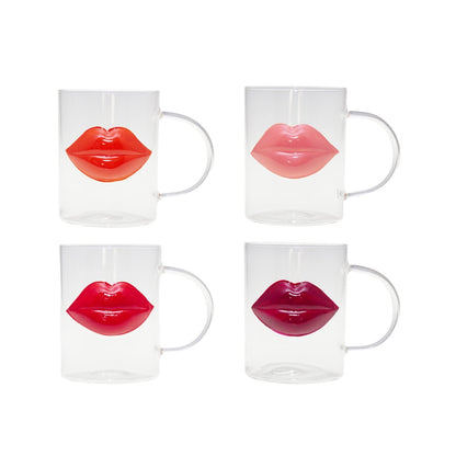 Mugs kiss - lot de 4