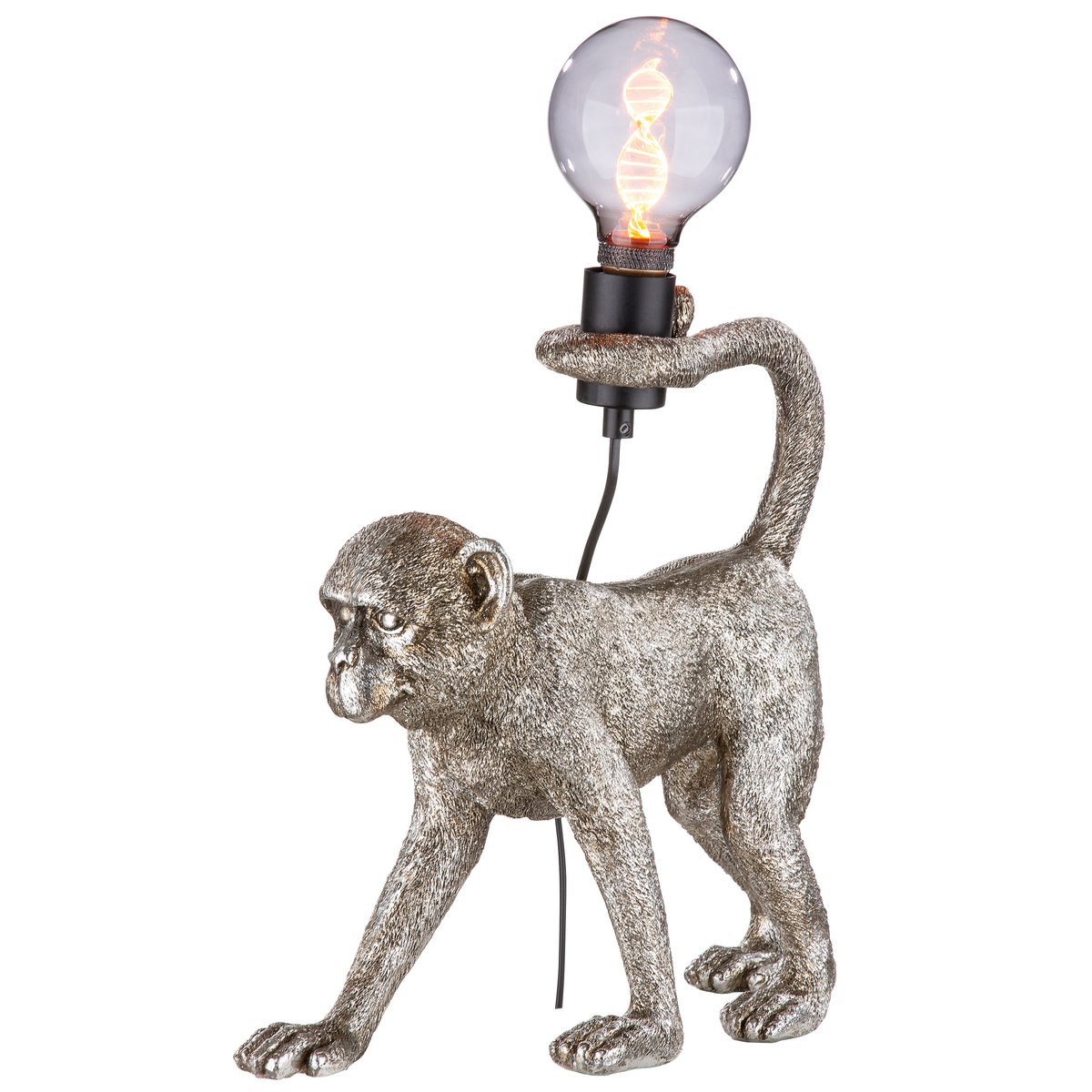 Poly lamp "Monkey" antique silver