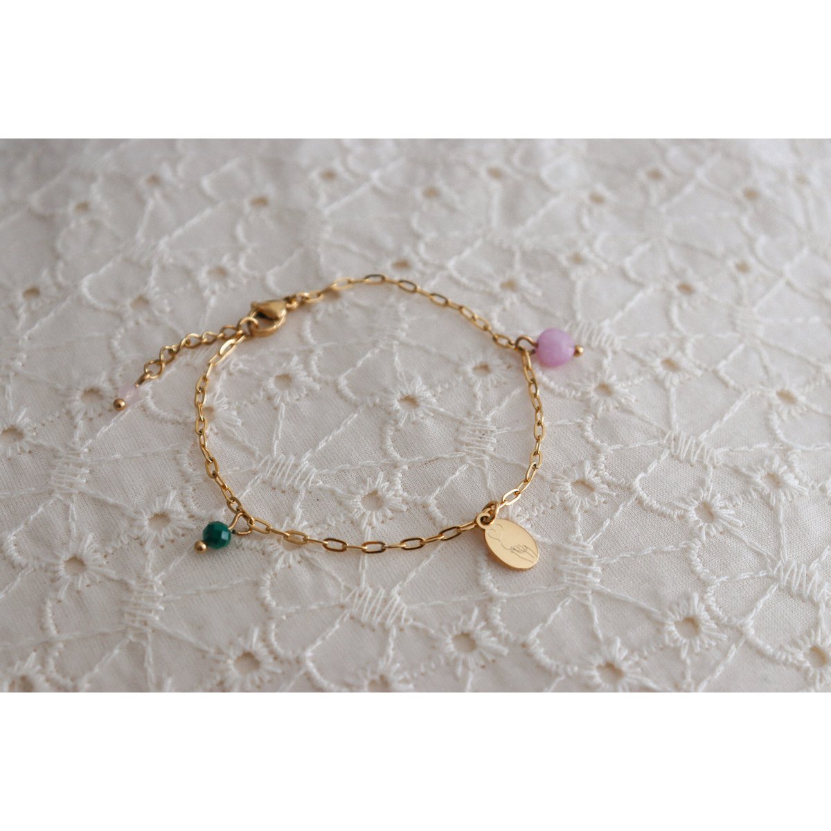 Heart Under The Belt Bracelet - Gold
