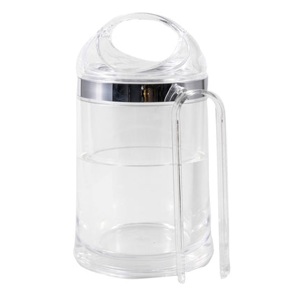 ACRYLIC ICE BUCKET WITH TONGS AND LID