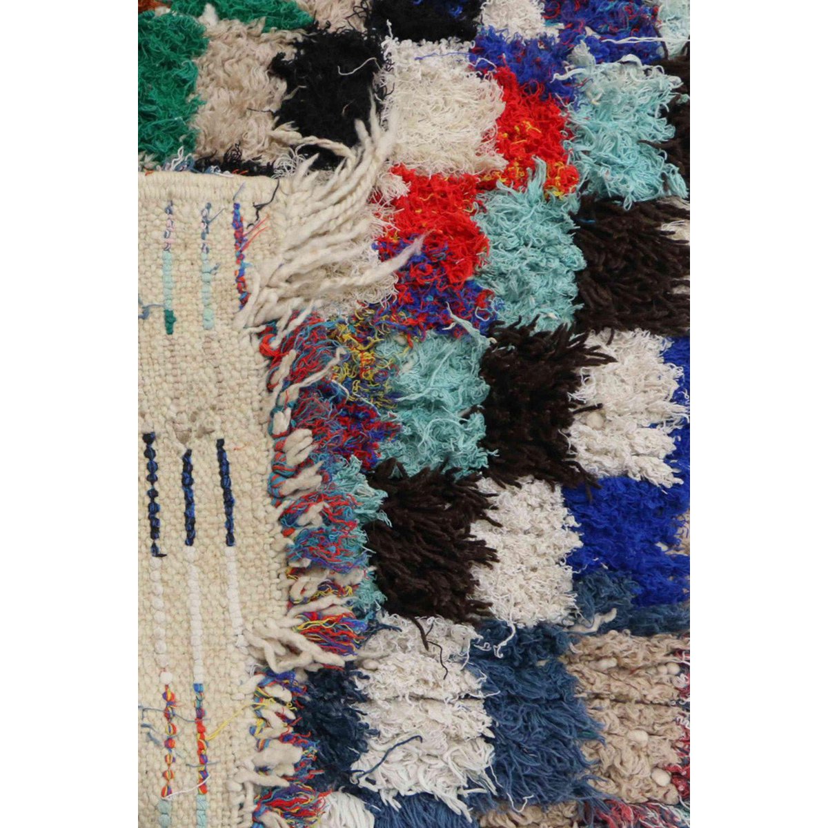 Moroccan Berber cotton rug 73 x 172 cm