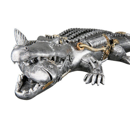 Figure Crocodile Steampunk crocodile H.14.5 cm