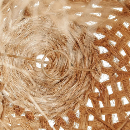 The Abaca Jelly Fish Pendant - Natural - S