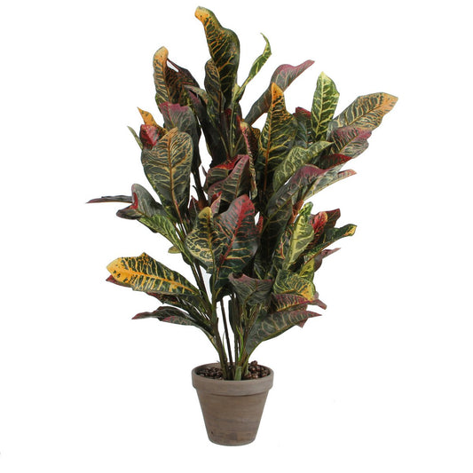 Artificial plant Croton Green