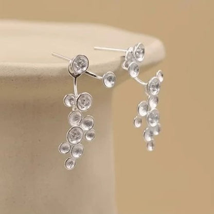 Flower Sky Two Piece Statement Earrings