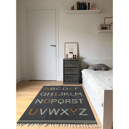 Tapis enfant en coton ALPHABET