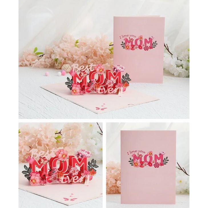 3D Gift Card for Mum-Mother's Day Gift Card
