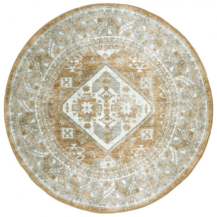 Rug Laria Brown 5 Round - ø200 cm