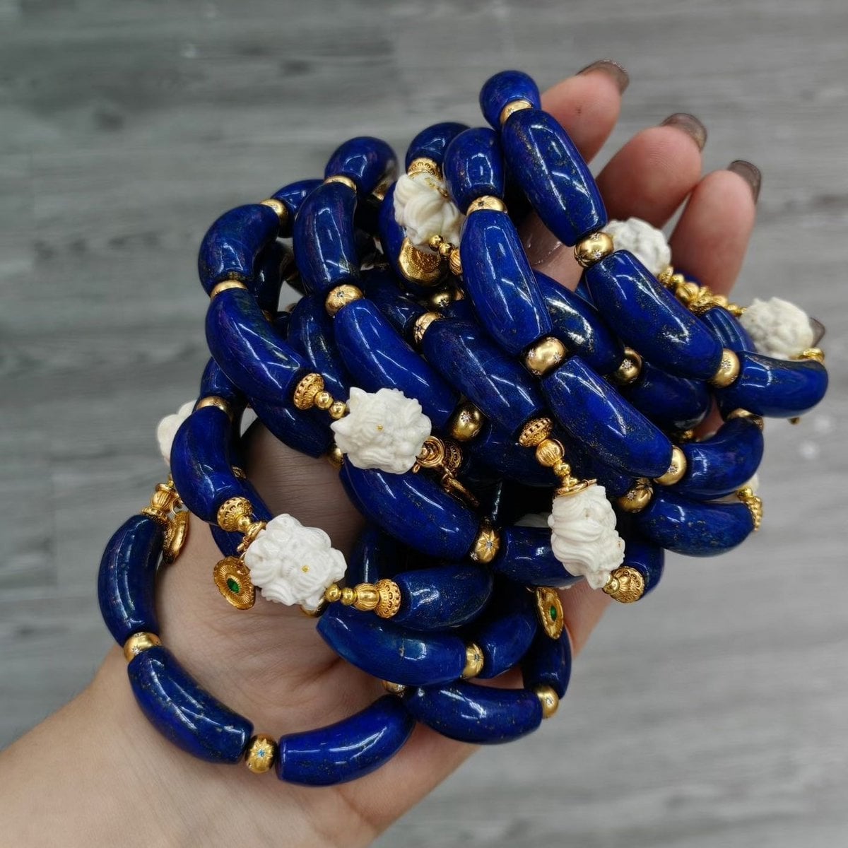 Imperial Lapis Lazuli Guardian Bracelet