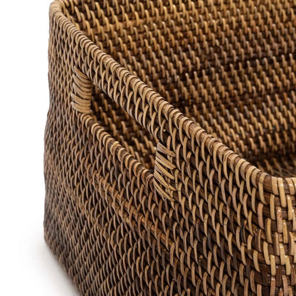 The Colonial Magazine Basket - Natural Brown - M