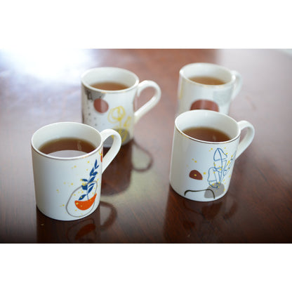 SET 4 MUGS ART DECO 390ML