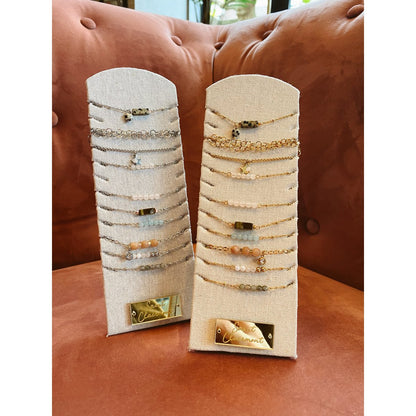 Bracelet Moonstones - Gold