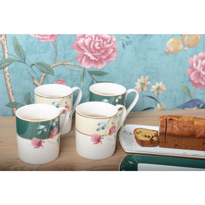 SET DE 4 MUGS FLORAL