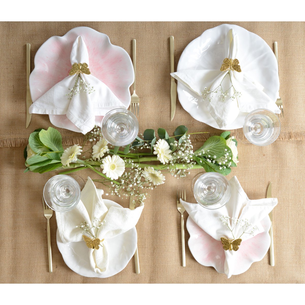 Pink dessert in Melamine 23x23x2cm