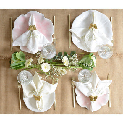 Pink dessert in Melamine 23x23x2cm