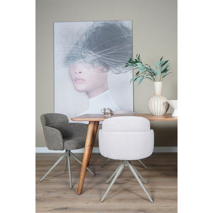 Dining room chair Chase - Bouclé - Naturel