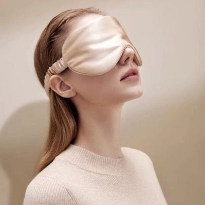 100% Silk Sleeping Mask-22mm-Plain Colors-Oversize
