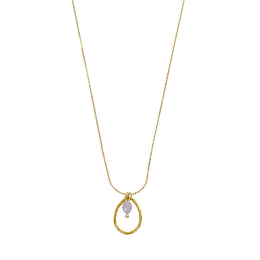 Kunzite Necklace - Gold
