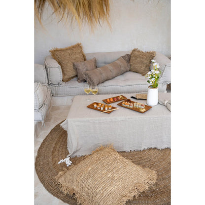 The Oh My Gee Cushion Cover - Concrete Velvet - 35x100